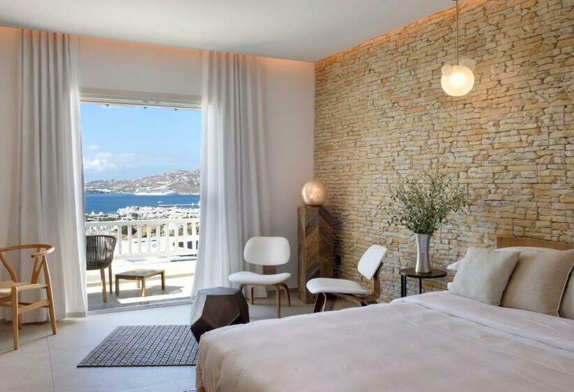 小型套房带海景, Myconian Naia   Preferred Hotels & Resorts