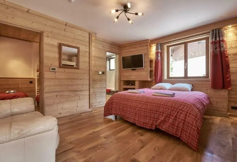 デラックスファミリールーム, Chalet Aventure B&b Les Gets