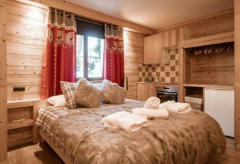 デラックスファミリールーム, Chalet Aventure B&b Les Gets