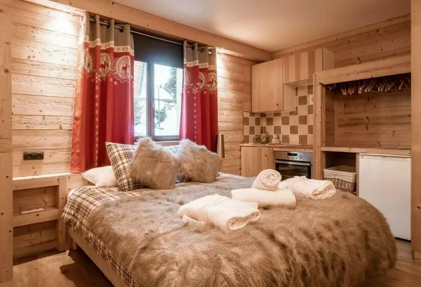デラックスファミリールーム, Chalet Aventure B&b Les Gets