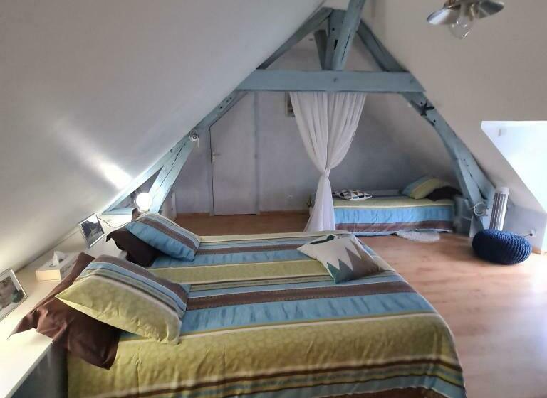 חדר קומפורט לשלושה, Chambres D Hôtes La Quèrière