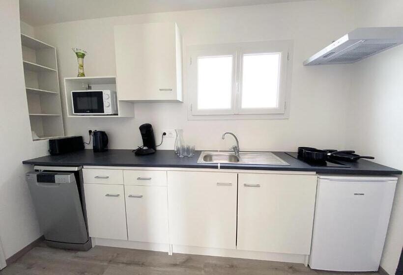 带1个卧室的带阳台的公寓, Auberge Des Plaines Appart Hôtel