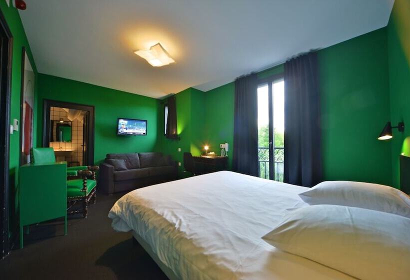 חדר סטנדרט לשלושה, Logis   Hotel Restaurant La Mire