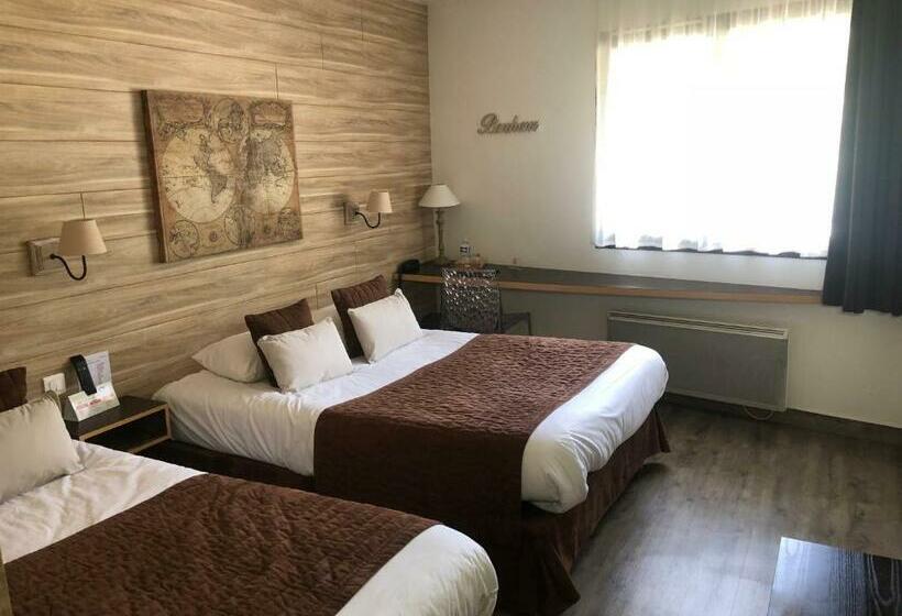 חדר סטנדרט לשלושה עם נוף לגינה, Burnichon