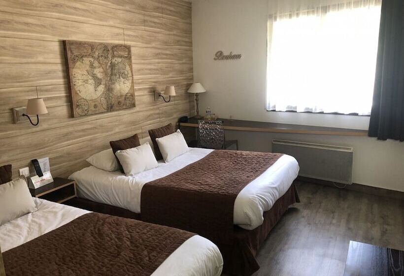 חדר סטנדרט לשלושה עם נוף לגינה, Burnichon