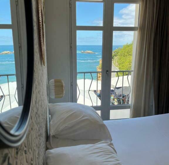 带海景的标准房, Hôtel Les Baigneuses De Biarritz