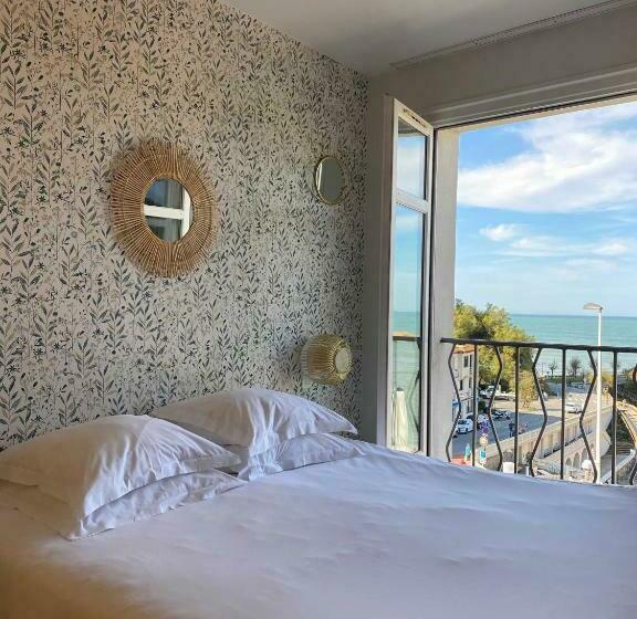 带海景的标准房, Hôtel Les Baigneuses De Biarritz