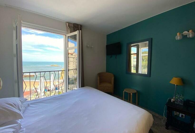 חדר סטנדרט נוף לים, Hôtel Les Baigneuses De Biarritz