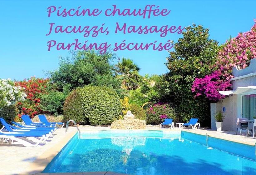 バルコニー付きスタンダードルーム, Les Jardins De Bormes, Sauna & Jacuzzi