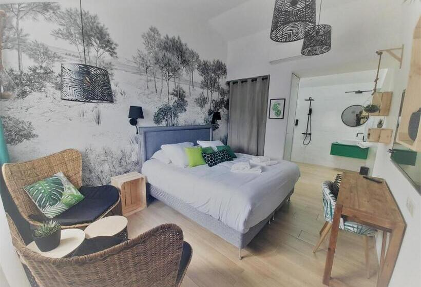 带大床的标准间, Logis Hôtel La Chaize