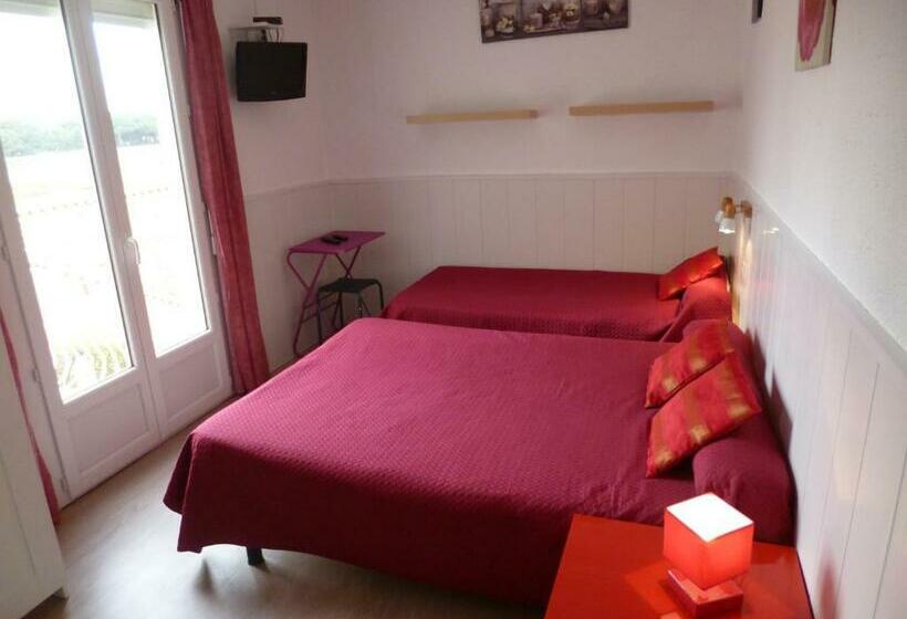 标准间带露台, Hôtel Le Calypso