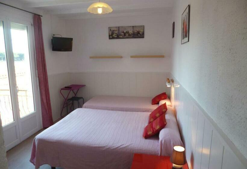 标准间带露台, Hôtel Le Calypso