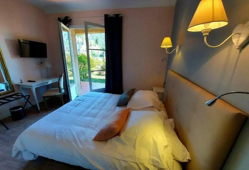 Standard-huone Vuoristonäkymä, Hôtel Les Hauts De Mourèze