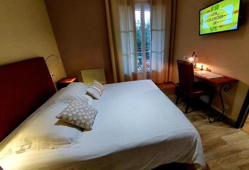 غرفة كلاسيكية مع بلكونة, Hôtel Les Hauts De Mourèze