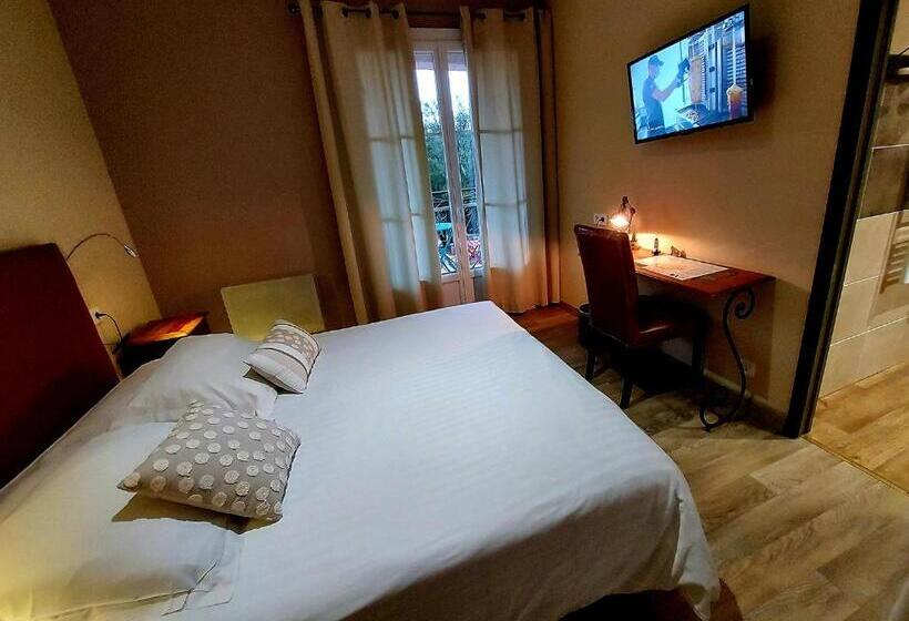 غرفة كلاسيكية مع بلكونة, Hôtel Les Hauts De Mourèze