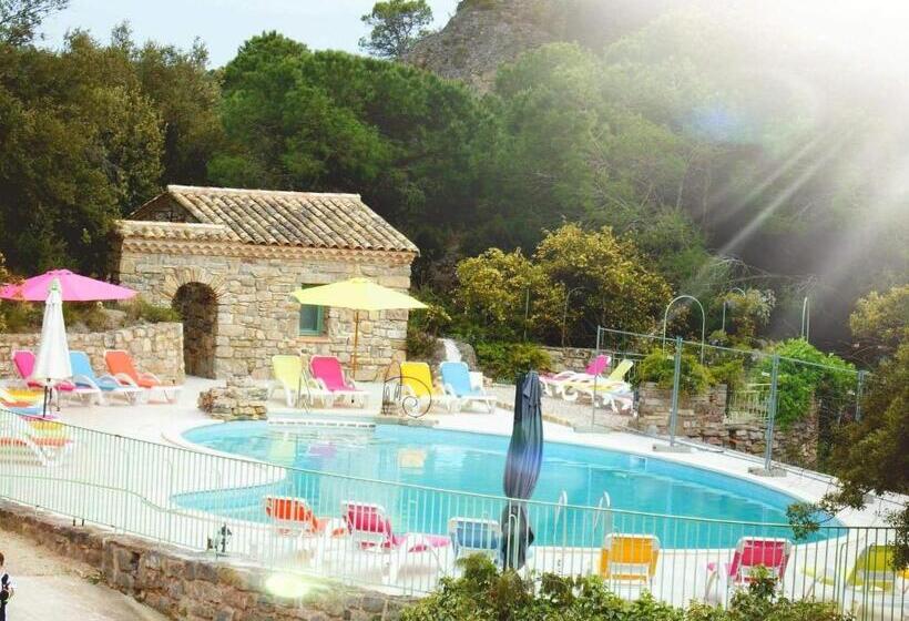 غرفة قياسية ذات إطلالة بانورامية, Hôtel Les Hauts De Mourèze