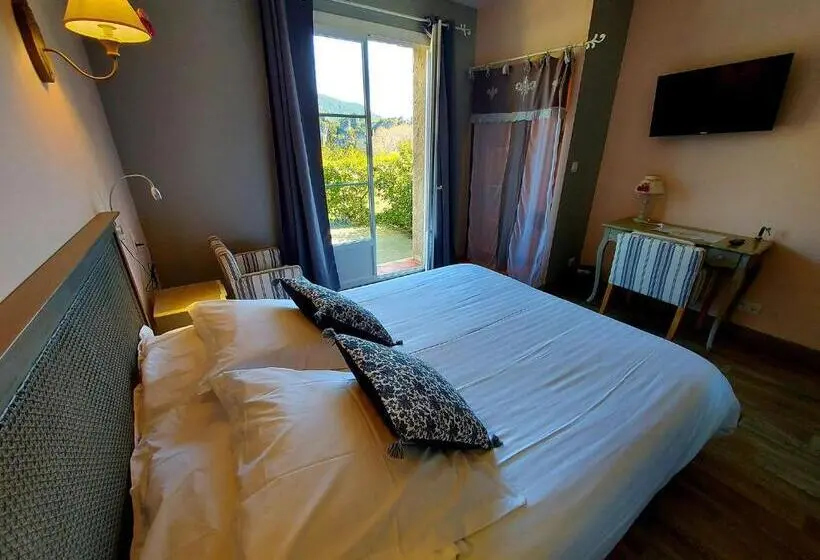 Standard-huone Panoraamanäkymä, Hôtel Les Hauts De Mourèze