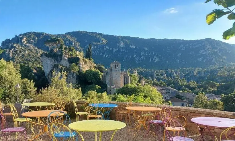 Standard-huone Näkymä, Hôtel Les Hauts De Mourèze