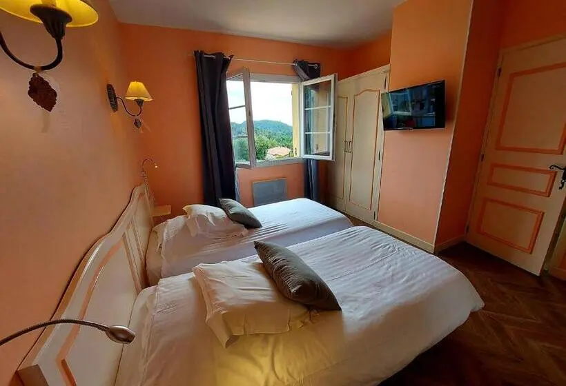Standard-huone Näkymä, Hôtel Les Hauts De Mourèze