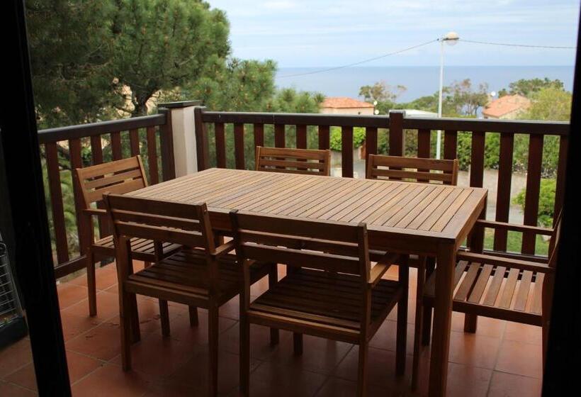 آپارتمان 2 خوابه با چشمانداز دریا, Résidence Tramariccia