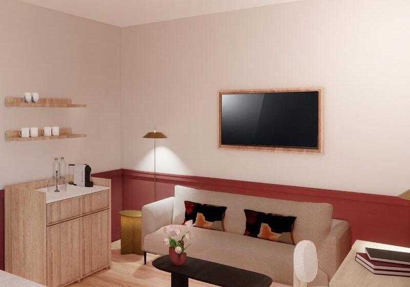 디럭스 룸, Hostellerie Briqueterie & Spa Champagne