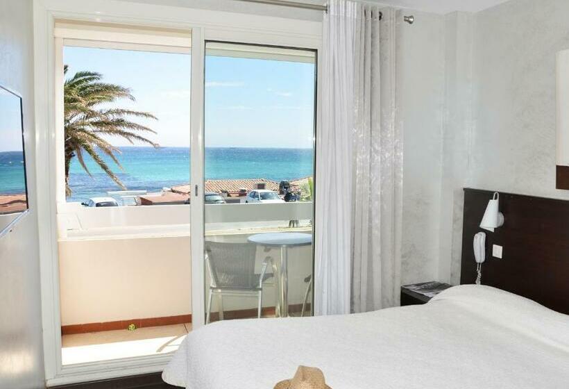 Номер Стандарт Двуспальная Кровать Вид на Море, Hôtel La Plage