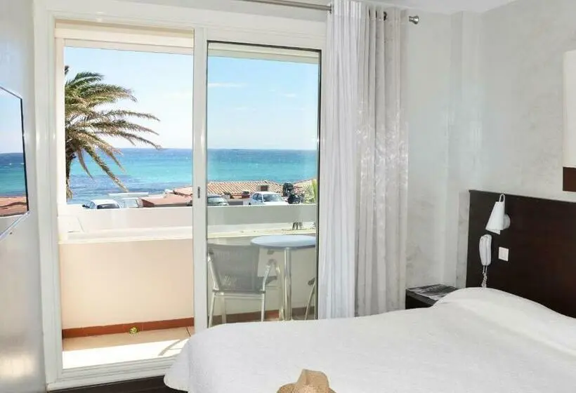 Standard-huone Parivuode Merinäkymä, Hôtel La Plage