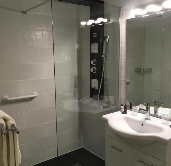 חדר סטנדרט עם מיטת קינג, Logis Hôtel Restaurant La Bastide