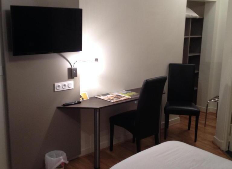 חדר סופריור נוף לגינה, Logis Hôtel Restaurant La Bastide