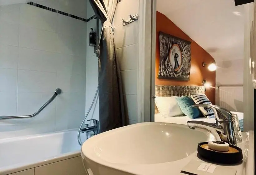 Standard-huone Puutarhanäkymä, Hôtel Le Patio Deauville