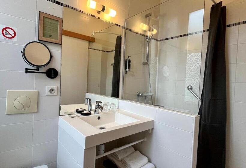 غرفة قياسية مطلّة علي الحديقة, Hôtel Le Patio   Deauville