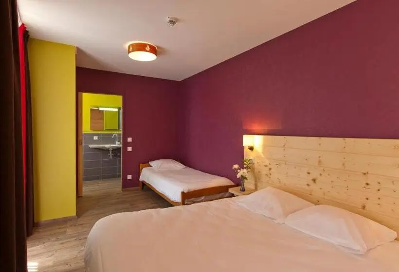Standard Kolmen Hengen Huone, Logis Hôtel Lbb Les 2 Lacs
