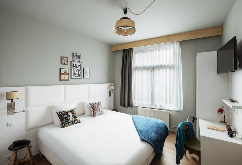 标准间带双人床, Greet Hotel Lille Gare Flandres   Groupe Accor