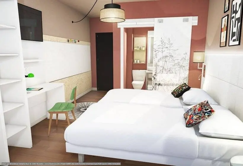 ダブルベッドスタンダードルーム, Greet Hotel Lille Gare Flandres   Groupe Accor