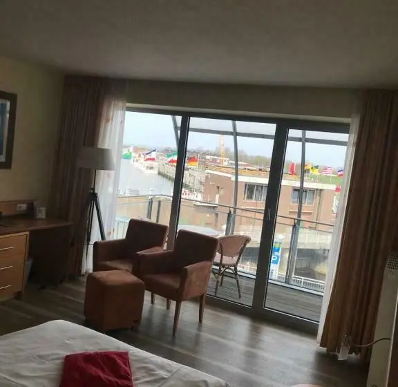 バルコニー付きスタンダードルーム, Nordseehotel Benser Hof Am Hafen
