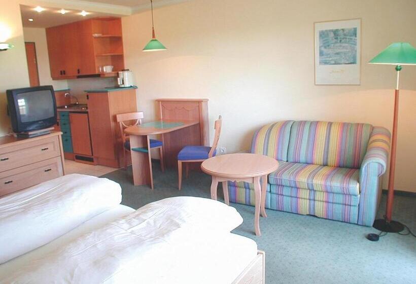 آپارتمان 1 خوابه با بالکن, Kurhotel Würdinger Hof