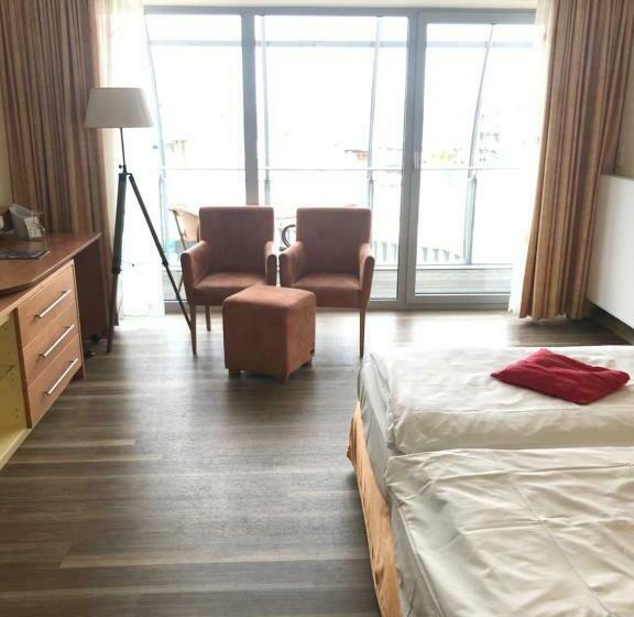 غرفة قياسية مزوَّدة بشُرفة, Nordseehotel Benser Hof Am Hafen