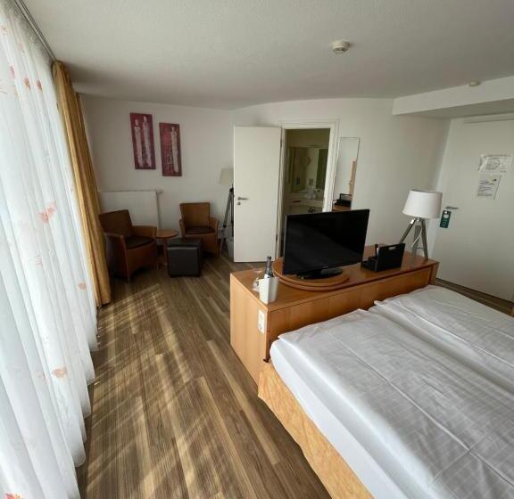 غرفة قياسية مزوَّدة بشُرفة, Nordseehotel Benser Hof Am Hafen