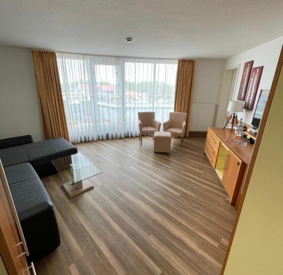 جناح مطل على البحيرة, Nordseehotel Benser Hof Am Hafen