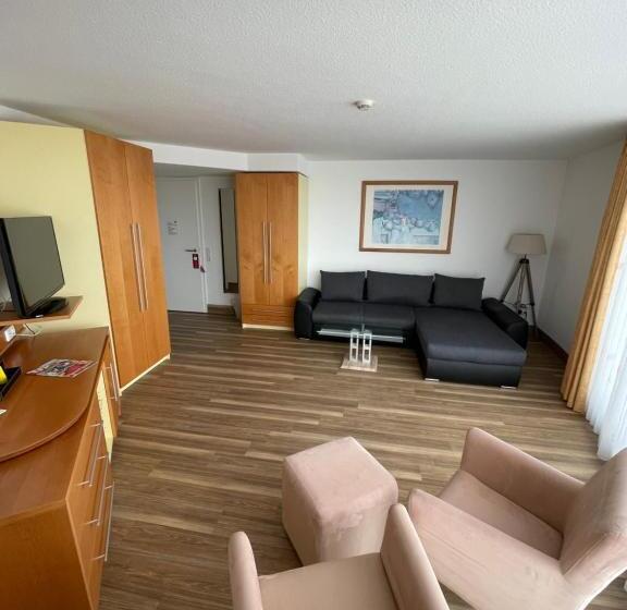 جناح مطل على البحيرة, Nordseehotel Benser Hof Am Hafen