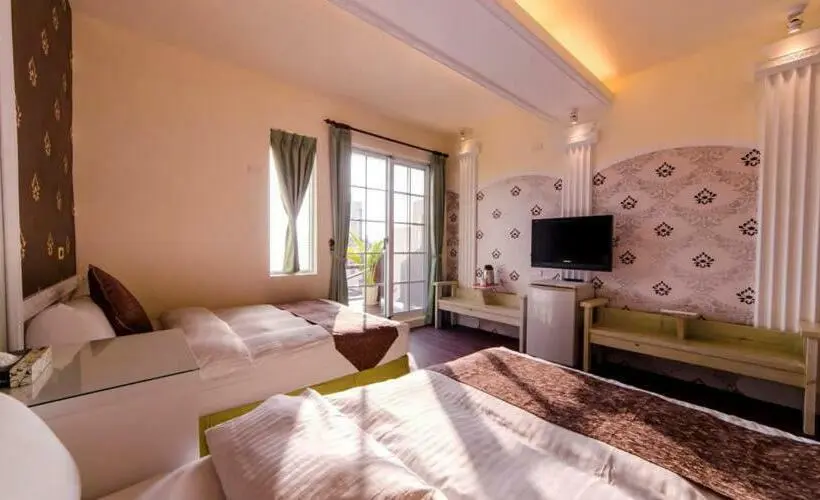 اتاق استاندارد چهارنفره با بالکن, Da Wan Hostel