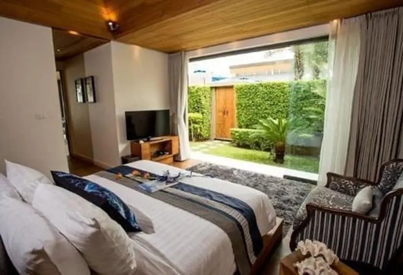 Villa 1 Makuuhuone, Tides Boutique Samui Resort & Spa