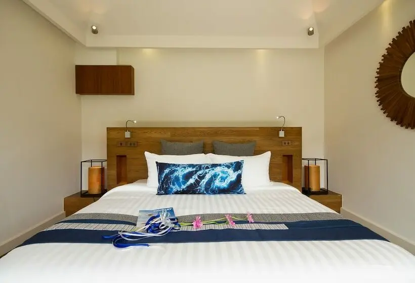 Villa 1 Makuuhuone, Tides Boutique Samui Resort & Spa