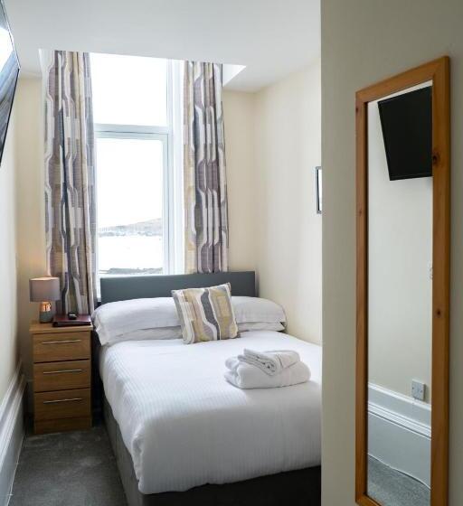 חדר סטנדרטי יחיד עם נוף לים, Corran House Guest House