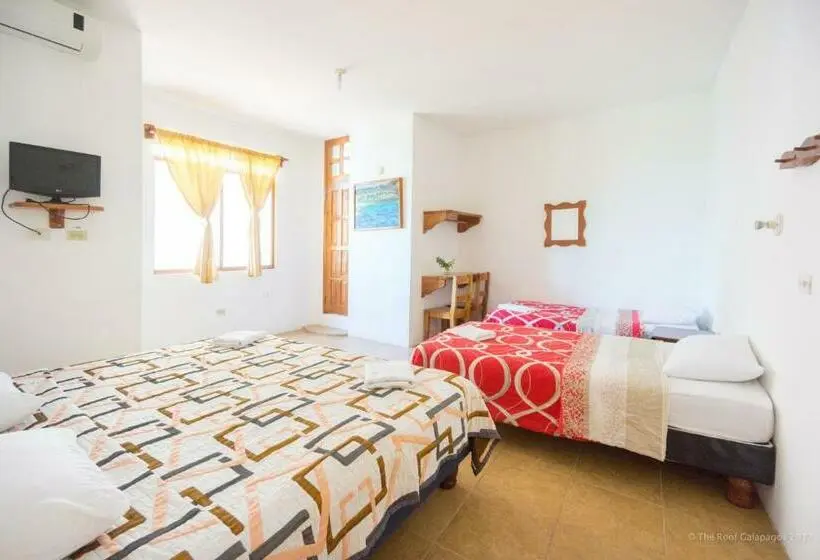 Classic Kolmen Hengen Huone, Galapagos Verde Azul