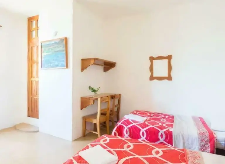 Classic Kolmen Hengen Huone, Galapagos Verde Azul