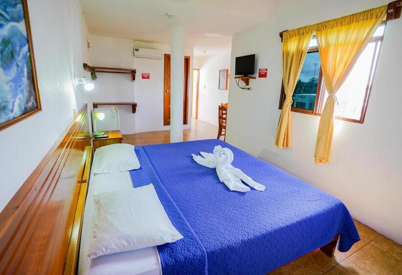 غرفة قياسية مطلّة علي البحر, Galapagos Verde Azul