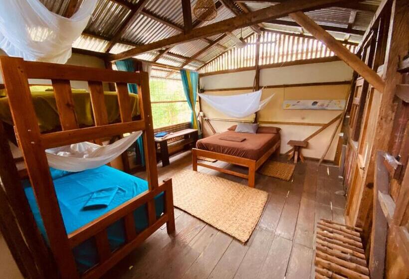 بنگله خانوادگی, The Mudhouse Hostel Mompiche