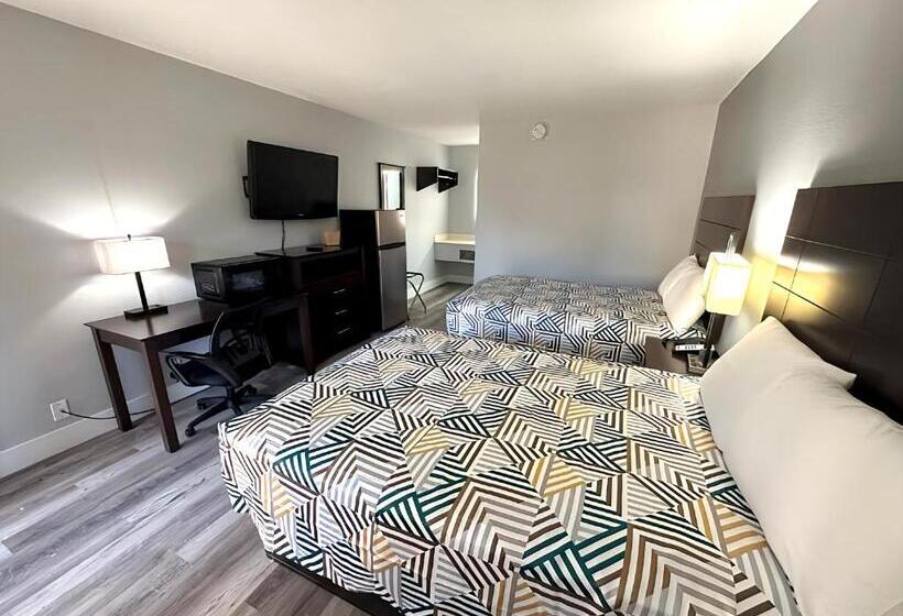 4인용 스탠다드 룸, Motel 6 Chickasha, Ok