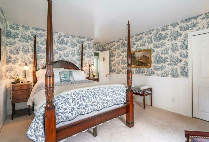 带花园景观高级房间, Abacot Hall Bed & Breakfast